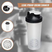 10x 700ml Protein Shaker Bottles - Gym Supplement Blender Mixer Shake Cups V63-824231