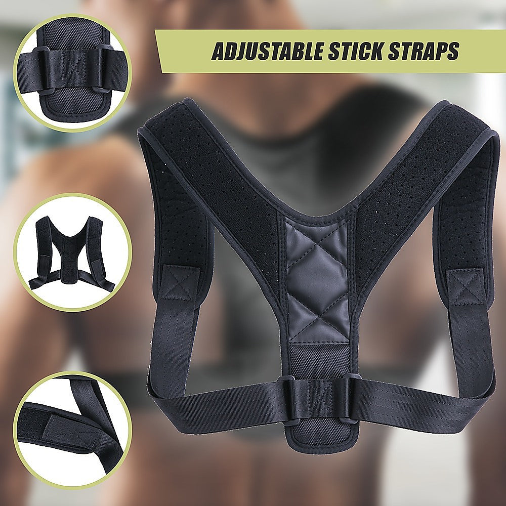 Posture Corrector Clavicle Support Back Straightener Shoulder Brace Strap V63-824271