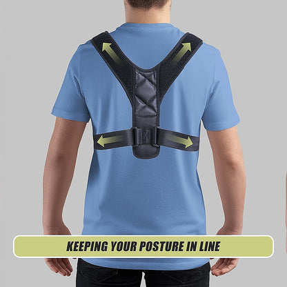 Posture Corrector Clavicle Support Back Straightener Shoulder Brace Strap V63-824271