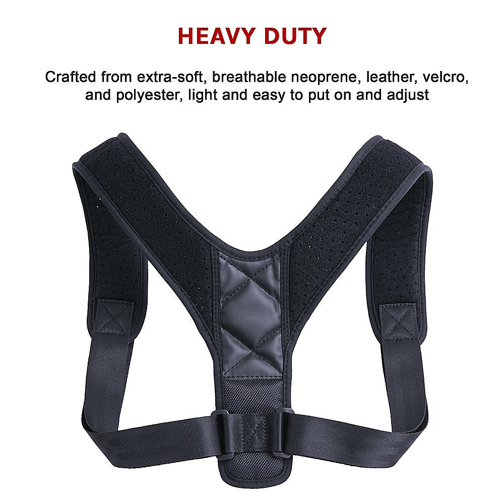 Posture Corrector Clavicle Support Back Straightener Shoulder Brace Strap V63-824271