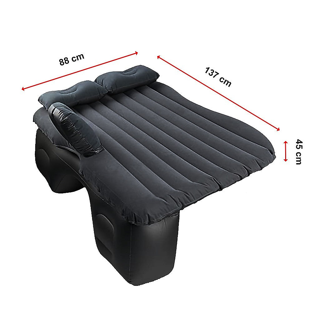 Inflatable Car Back Seat Mattress - Portable Travel Air Bed for Camping & Sleeping V63-824331
