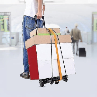 Portable Cart Folding Dolly Push Truck Hand Collapsible Trolley Luggage 70Kg V63-824341