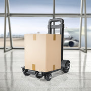 Portable Cart Folding Dolly Push Truck Hand Collapsible Trolley Luggage 70Kg V63-824341