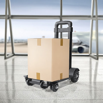 Portable Cart Folding Dolly Push Truck Hand Collapsible Trolley Luggage 70Kg V63-824341