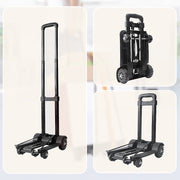 Portable Cart Folding Dolly Push Truck Hand Collapsible Trolley Luggage 70Kg V63-824341