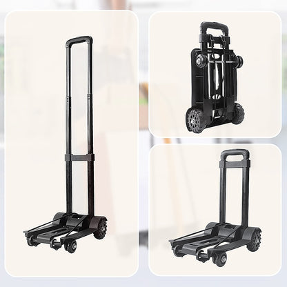 Portable Cart Folding Dolly Push Truck Hand Collapsible Trolley Luggage 70Kg V63-824341