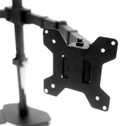 13"-27" Dual Screen Monitor Stand TV Bracket Computer Display Desk Mount Holder V63-824361