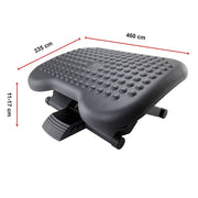 Footrest Under Desk Foot / Leg Rest for Office Chair Ergonomic Computer Plastic V63-824381