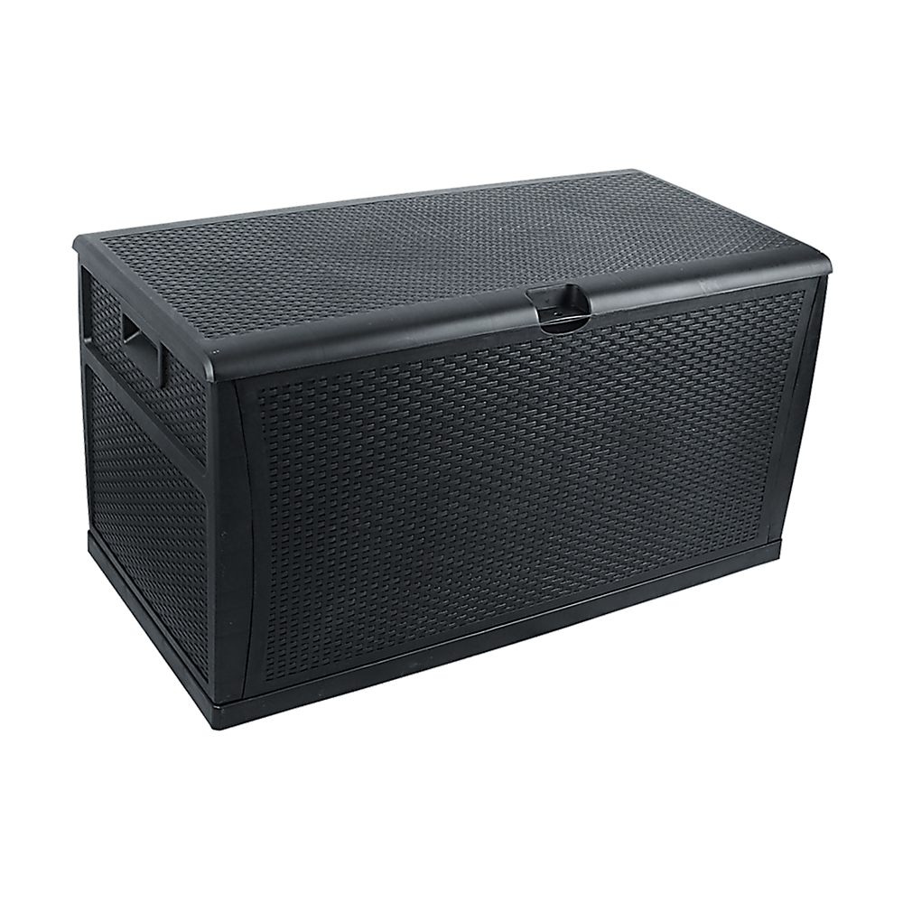 Patio Deck Box Outdoor Storage Plastic Bench Box 450 Litre V63-824391