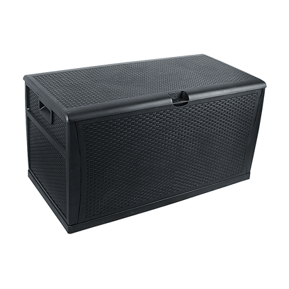 Patio Deck Box Outdoor Storage Plastic Bench Box 450 Litre V63-824391