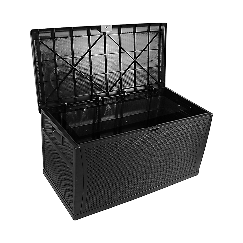 Patio Deck Box Outdoor Storage Plastic Bench Box 450 Litre V63-824391