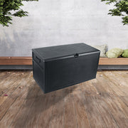 Patio Deck Box Outdoor Storage Plastic Bench Box 450 Litre V63-824391