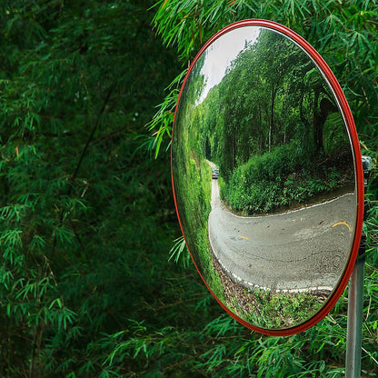 60cm Wide Angle Security Curved Convex Road Safety Mirror Traffic Driveway V63-824431
