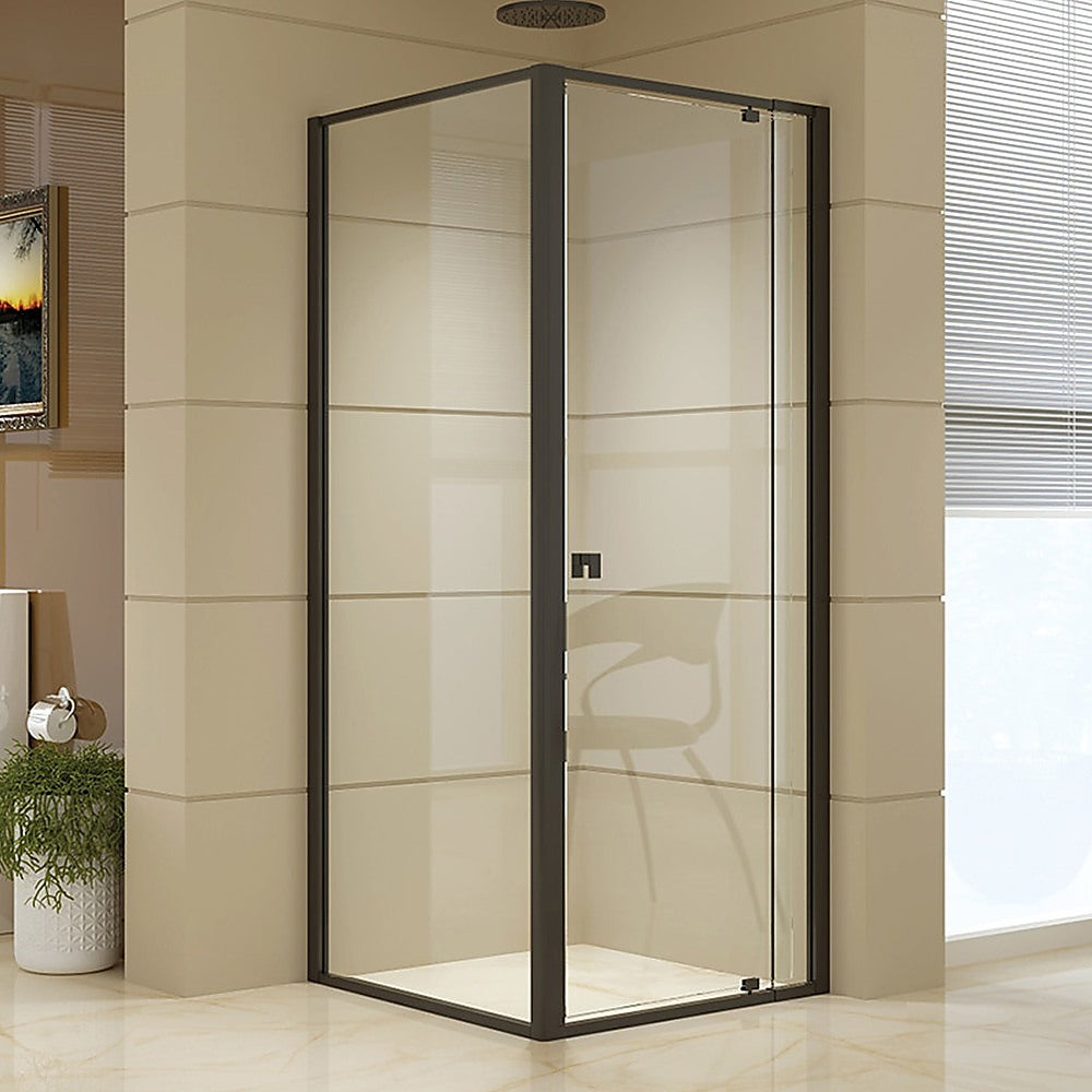 Semi Frameless Shower Screen (74~82)x 195cm & (77~80)x 195cm Side AS/NZS Glass V63-824461