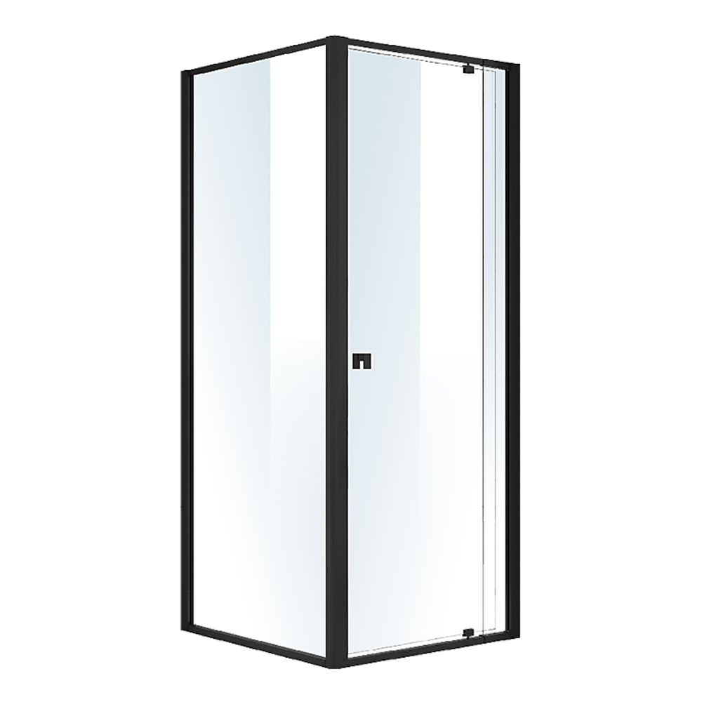 Semi Frameless Shower Screen (74~82)x 195cm & (89~92)x 195cm Side AS/NZS Glass V63-824471