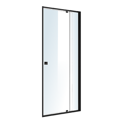 Adjustable Semi Frameless Shower Screen (82~90) x 195cm Australian Safety Glass V63-824491
