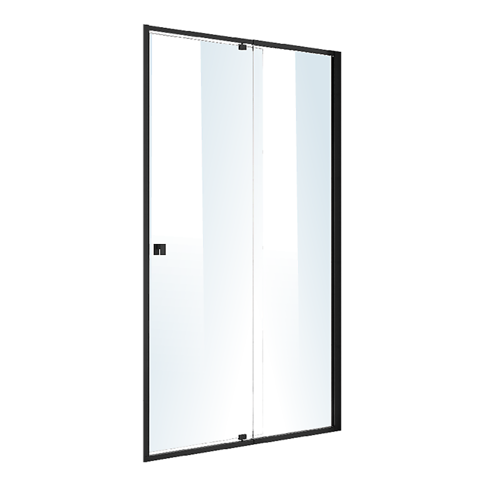 Adjustable Semi Frameless Shower Screen (114~122) x 195cm Australian Safety Glass V63-824511