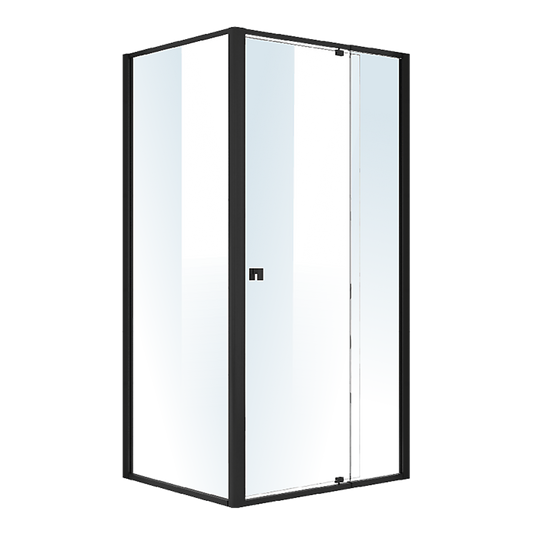 Semi Frameless Shower Screen (98~106)x 195cm & (77~80)x 195cm Side AS/NZS Glass V63-824521