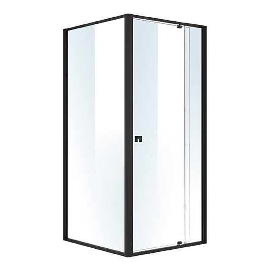 Semi Frameless Shower Screen (82~90)x 195cm & (89~92)x 195cm Side AS/NZS Glass V63-824551