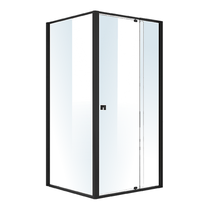 Semi Frameless Shower Screen (98~106)x 195cm & (89~92)x 195cm Side AS/NZS Glass V63-824561