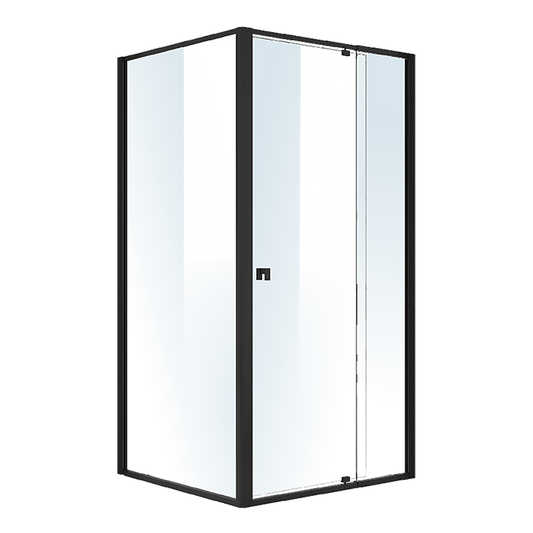 Semi Frameless Shower Screen (98~106)x 195cm & (89~92)x 195cm Side AS/NZS Glass V63-824561