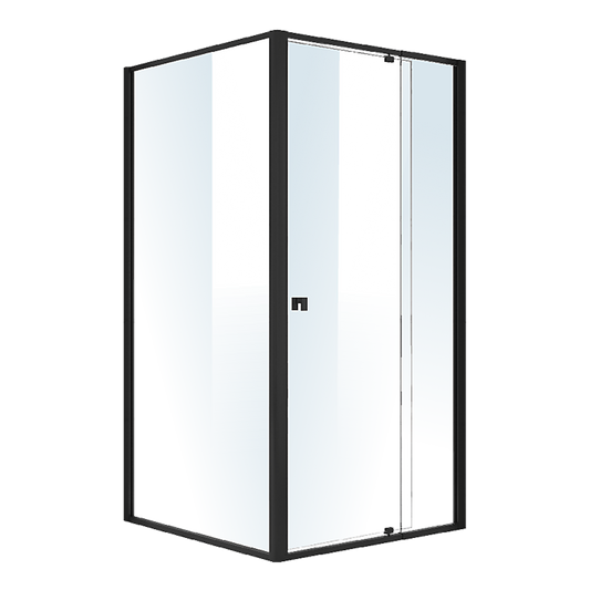 Semi Frameless Shower Screen (98~106)x 195cm & (98~101)x 195cm Side AS/NZS Glass V63-824591