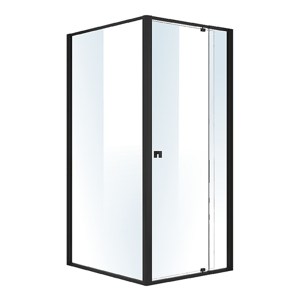 Semi Frameless Shower Screen (82~90)x 195cm & (98~101)x 195cm Side AS/NZS Glass V63-824601