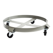 Drum Dolly 450kg 55 Gallon w Swivel Casters Heavy Duty Steel Frame Non Tipping V63-824681