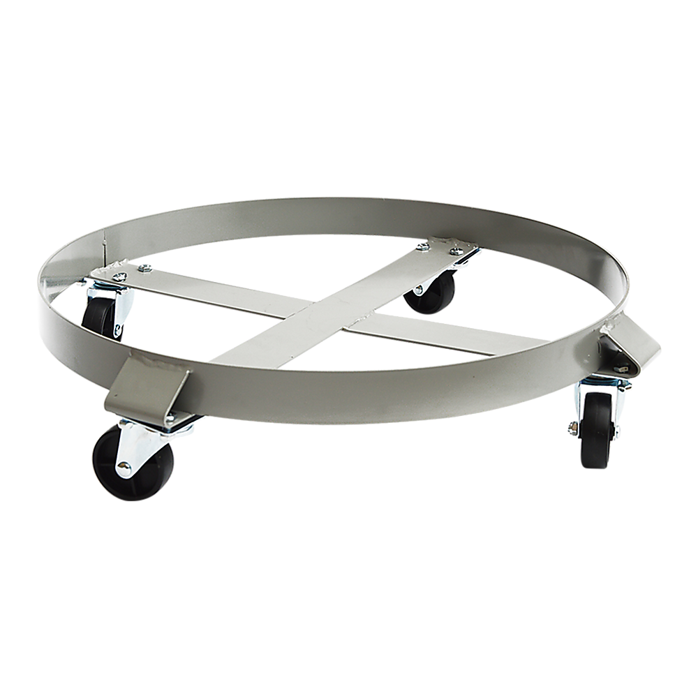 Drum Dolly 450kg 55 Gallon w Swivel Casters Heavy Duty Steel Frame Non Tipping V63-824681