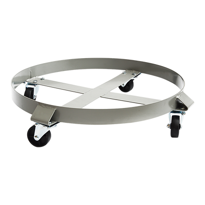 Drum Dolly 450kg 55 Gallon w Swivel Casters Heavy Duty Steel Frame Non Tipping V63-824681
