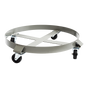 Drum Dolly 450kg 55 Gallon w Swivel Casters Heavy Duty Steel Frame Non Tipping V63-824681