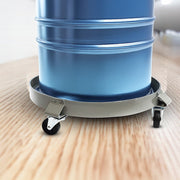 Drum Dolly 450kg 55 Gallon w Swivel Casters Heavy Duty Steel Frame Non Tipping V63-824681