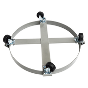 Drum Dolly 450kg 55 Gallon w Swivel Casters Heavy Duty Steel Frame Non Tipping V63-824681