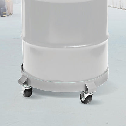 Drum Dolly 450kg 55 Gallon w Swivel Casters Heavy Duty Steel Frame Non Tipping V63-824681
