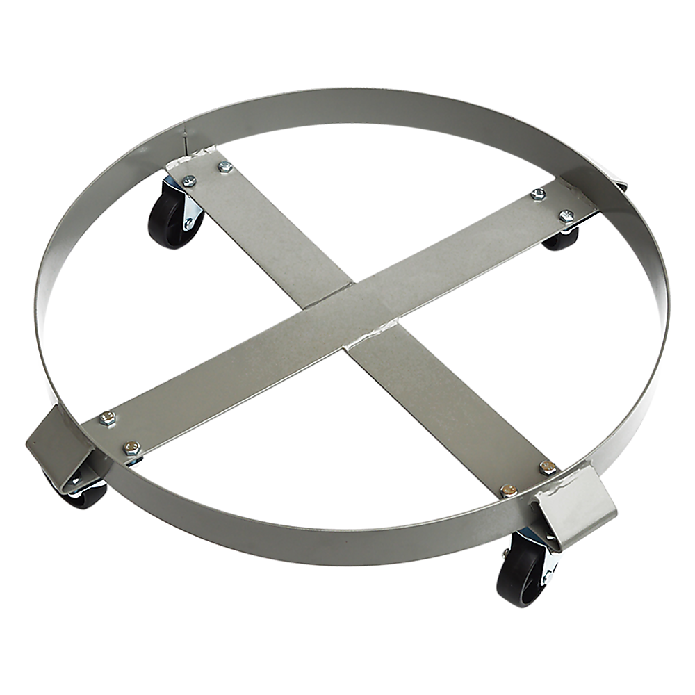 Drum Dolly 450kg 55 Gallon w Swivel Casters Heavy Duty Steel Frame Non Tipping V63-824681