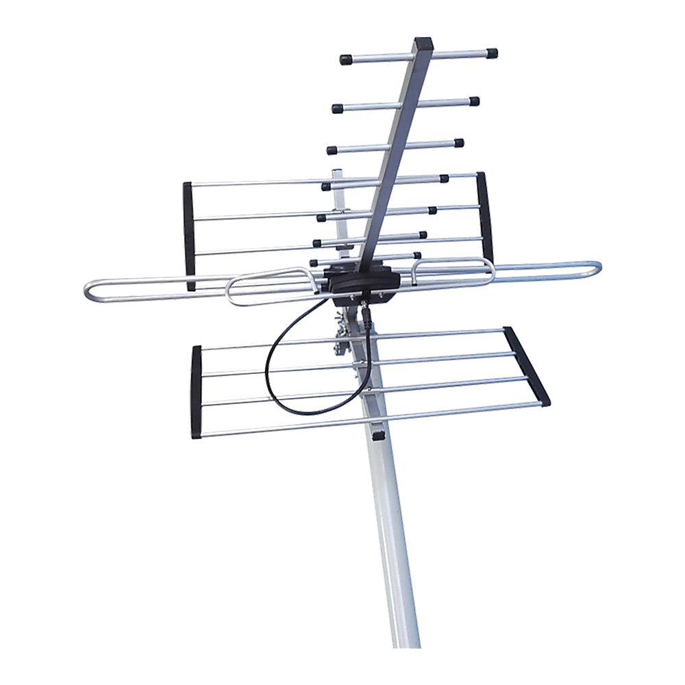Digital TV Outdoor Antenna Aerial UHF VHF FM Signal Booster HD V63-824691