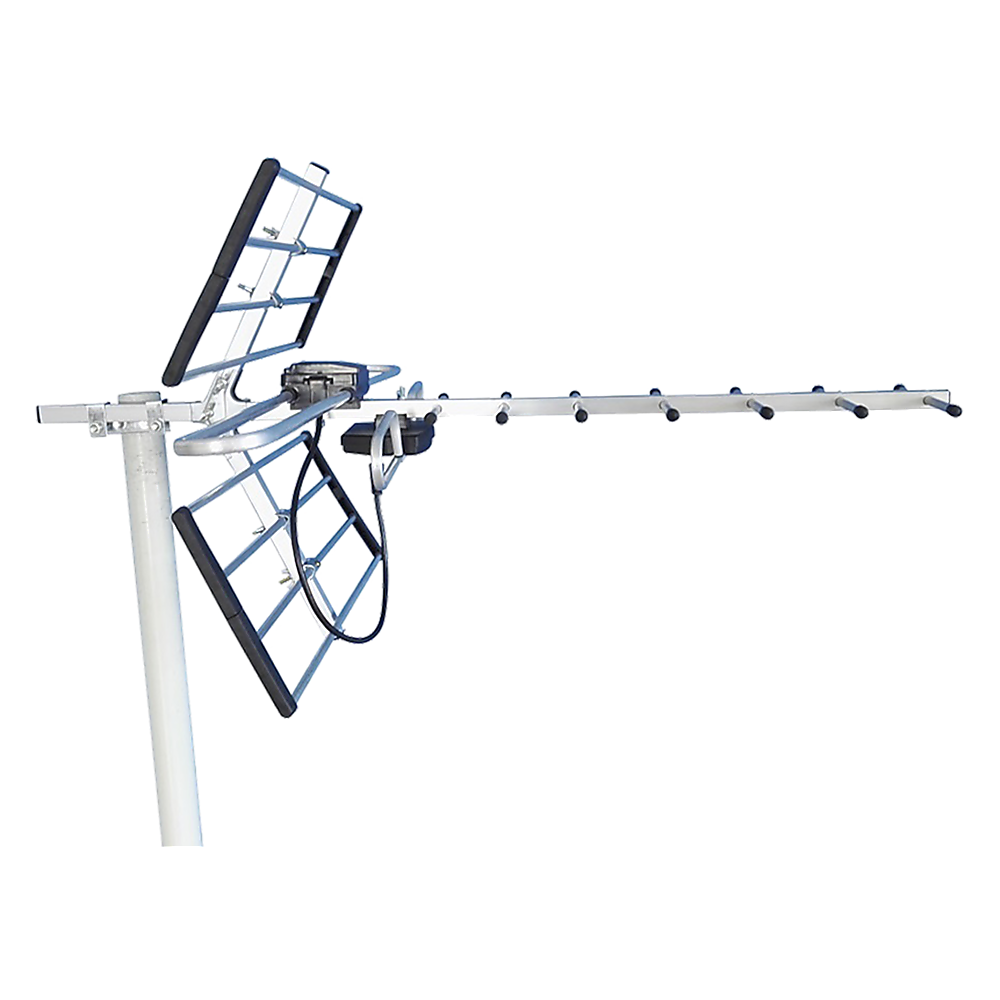 Digital TV Outdoor Antenna Aerial UHF VHF FM Signal Booster HD V63-824691