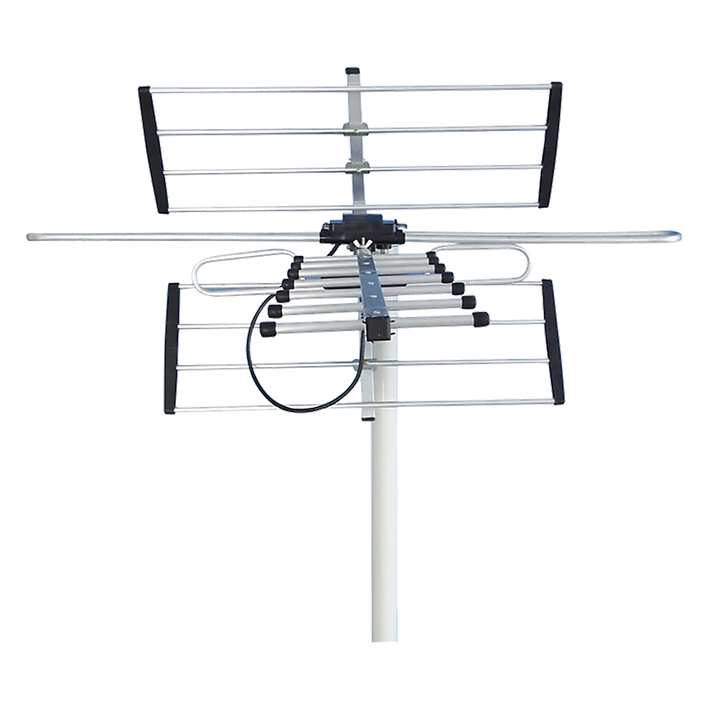 Digital TV Outdoor Antenna Aerial UHF VHF FM Signal Booster HD V63-824691