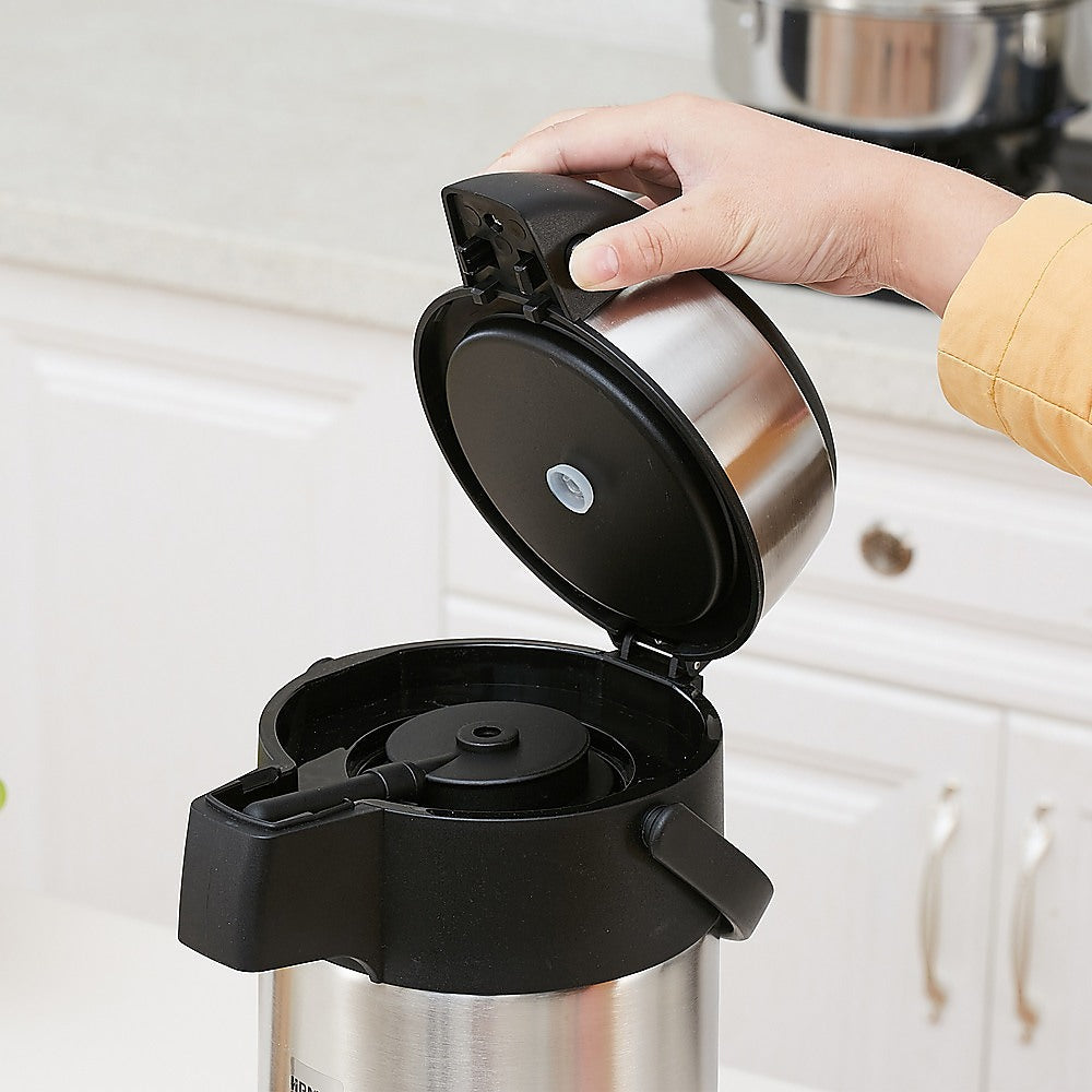 Air Pot for Tea Coffee 5L Pump Action Insulated Airpot Flask Drink Dispenser V63-824721