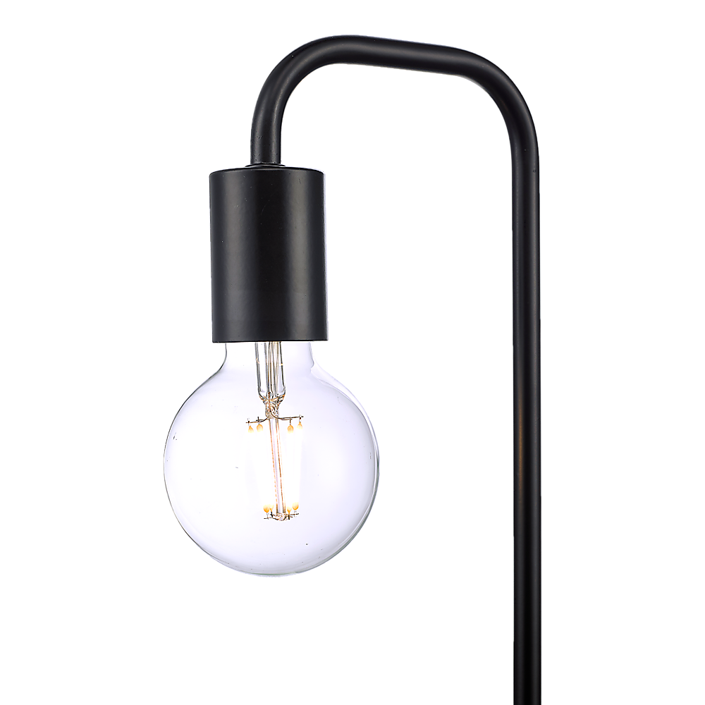 Modern Table lamp Desk Light Timber Base Bedside Bedroom Black V63-824821