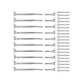 Stainless Steel Wire Rope Balustrade DIY Kit Jaw Swage Fork Turnbuckle 10 Pack For Secure Cable Railing V63-824881