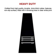 300cm Professional Rubber Darts Mat Home Pub Bar Floor Protector With Throw Line For Accurate Play V63-824921