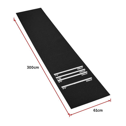 300cm Professional Rubber Darts Mat Home Pub Bar Floor Protector With Throw Line For Accurate Play V63-824921