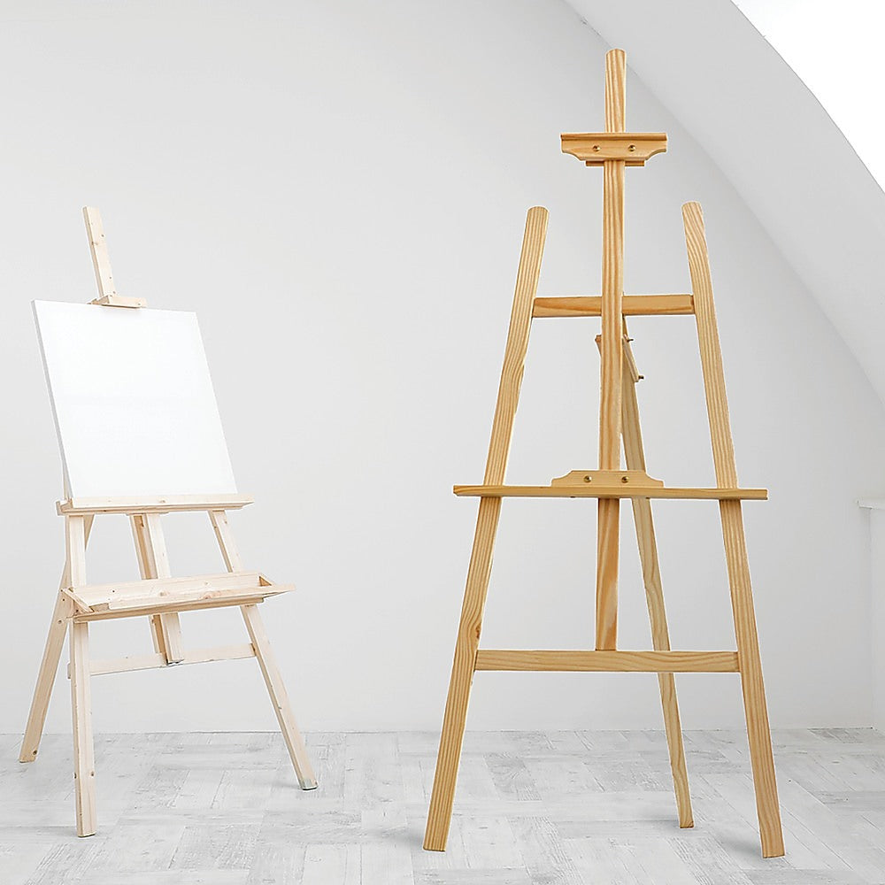 Pine Wood Easel Artist Art Display Painting Shop Tripod Stand Wedding V63-824931