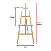 Pine Wood Easel Artist Art Display Painting Shop Tripod Stand Wedding V63-824931