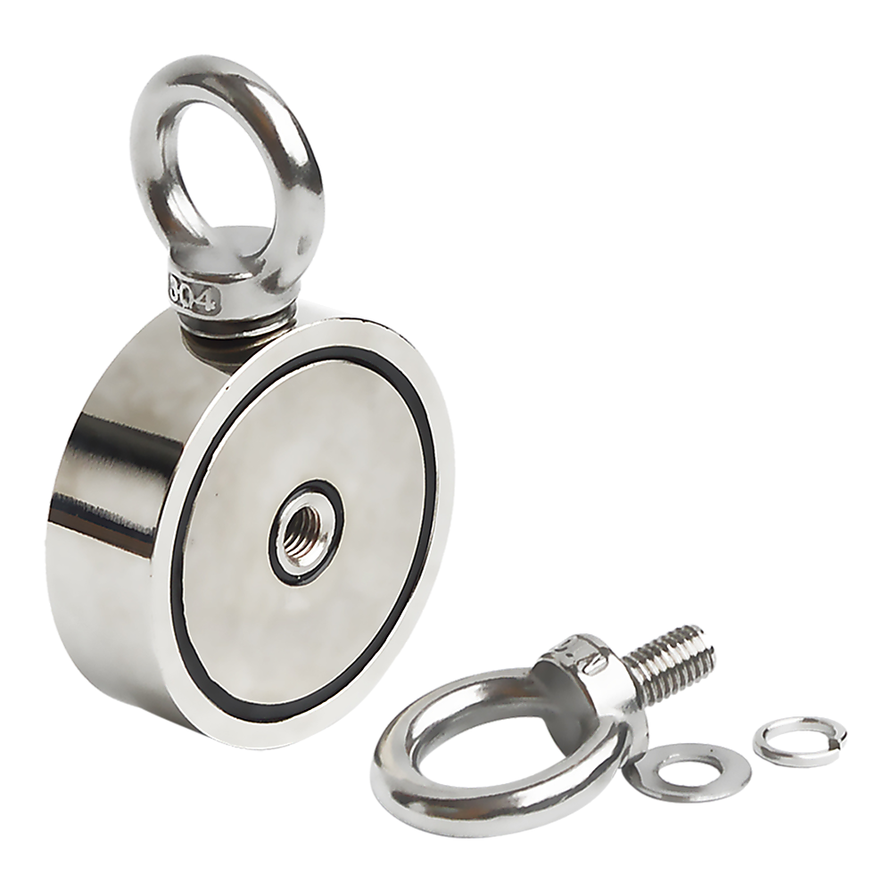 340Kg Salvage Strong Recovery Magnet Neodymium Hook Treasure Hunting Fishing V63-824961