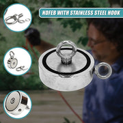 340Kg Salvage Strong Recovery Magnet Neodymium Hook Treasure Hunting Fishing V63-824961