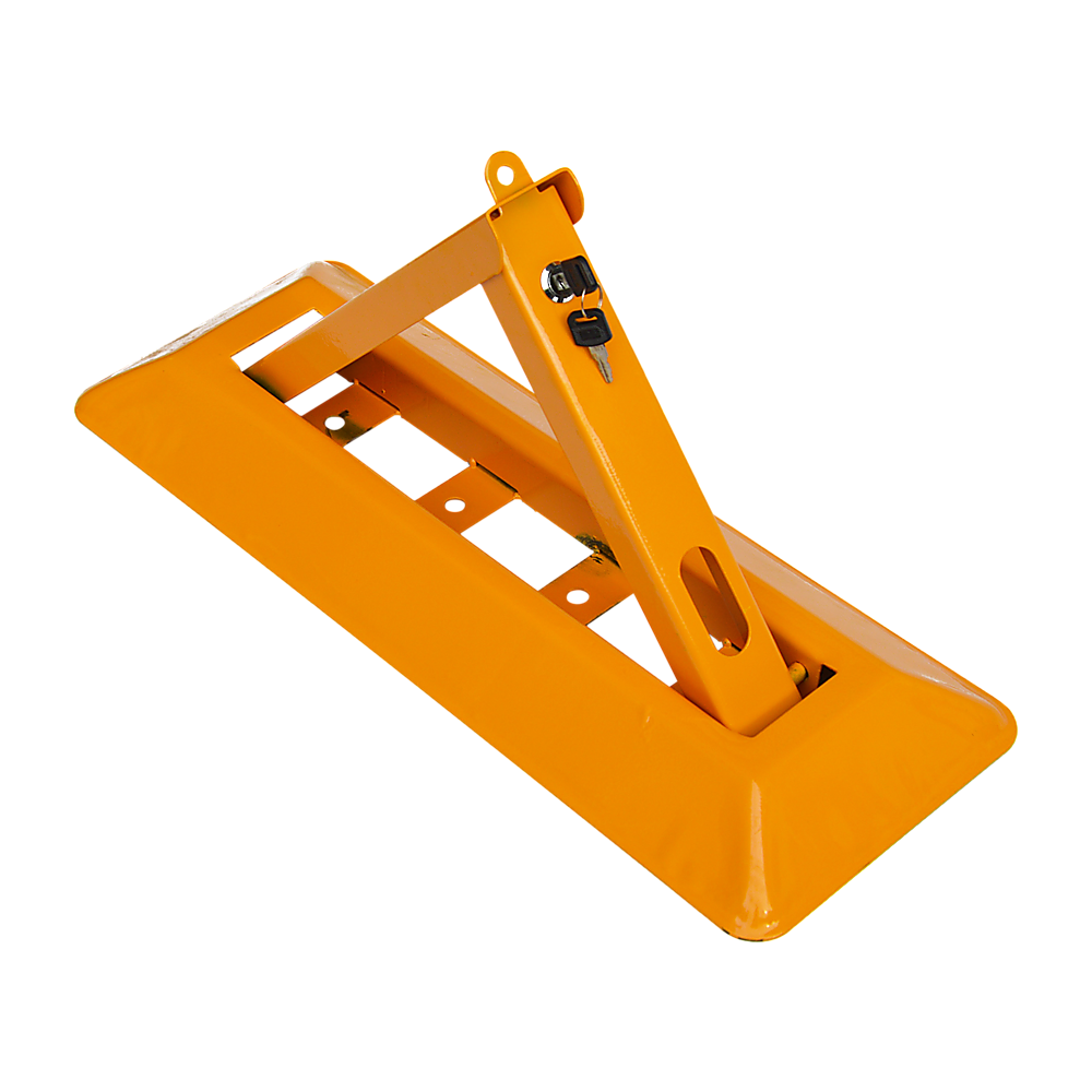 60cm Iron Fold Down Vehicle Security Parking Lock Bollard Barrier For Reserved Car Parking Protection V63-824971