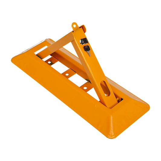 60cm Iron Fold Down Vehicle Security Parking Lock Bollard Barrier For Reserved Car Parking Protection V63-824971