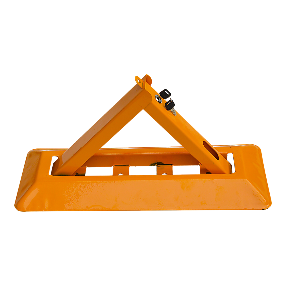 60cm Iron Fold Down Vehicle Security Parking Lock Bollard Barrier For Reserved Car Parking Protection V63-824971